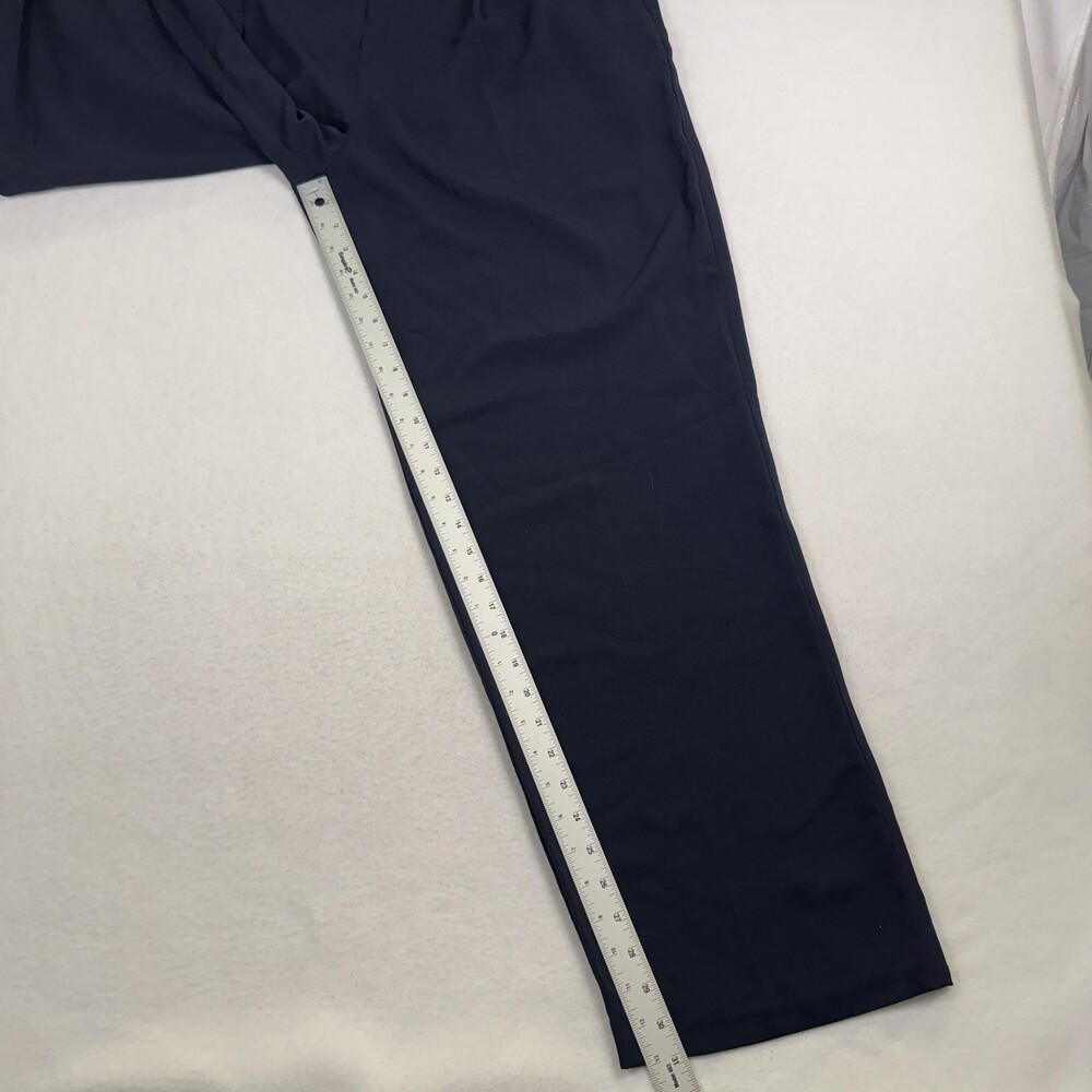 Vintage Y2K JG HOOK Sailor Pants High Rise Nautical Wide Leg Navy Womens 14 - Picture 11 of 16